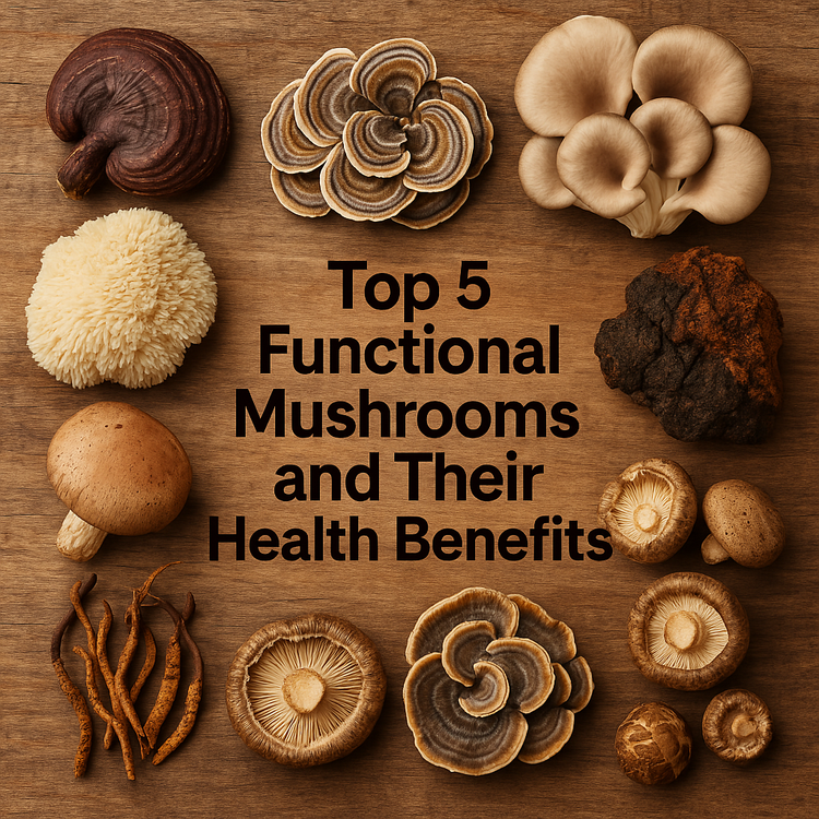 Functional Mushrooms Daily Guide: Focus, Energy, Calm & Immunity